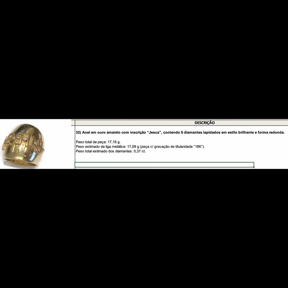 Yellow gold 18k and diamonds, ring size 8 . - Picture 3 of 3